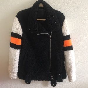 Oversized cozy one of a kind jacket!